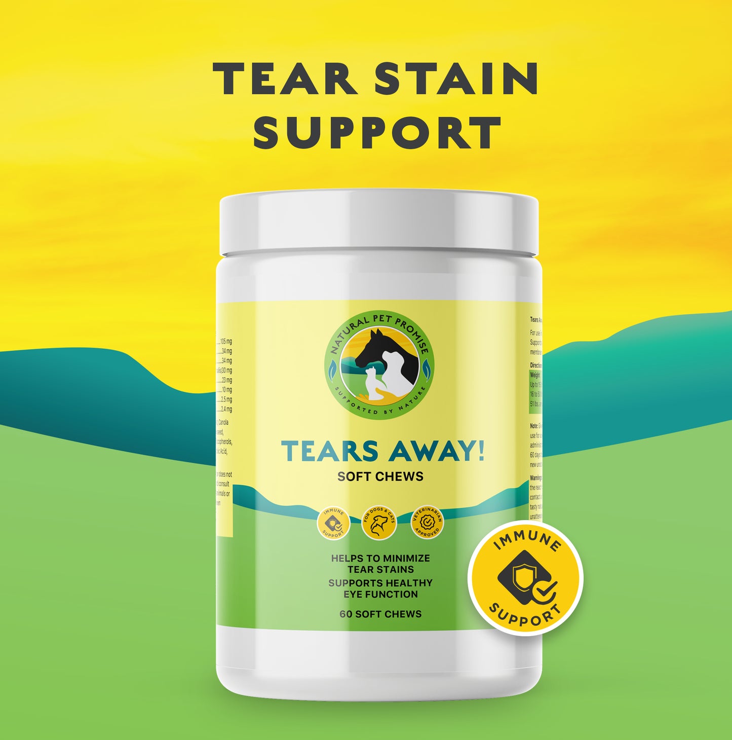 GROOMING/SOFT CHEW- Tears Away! SOFT CHEWS