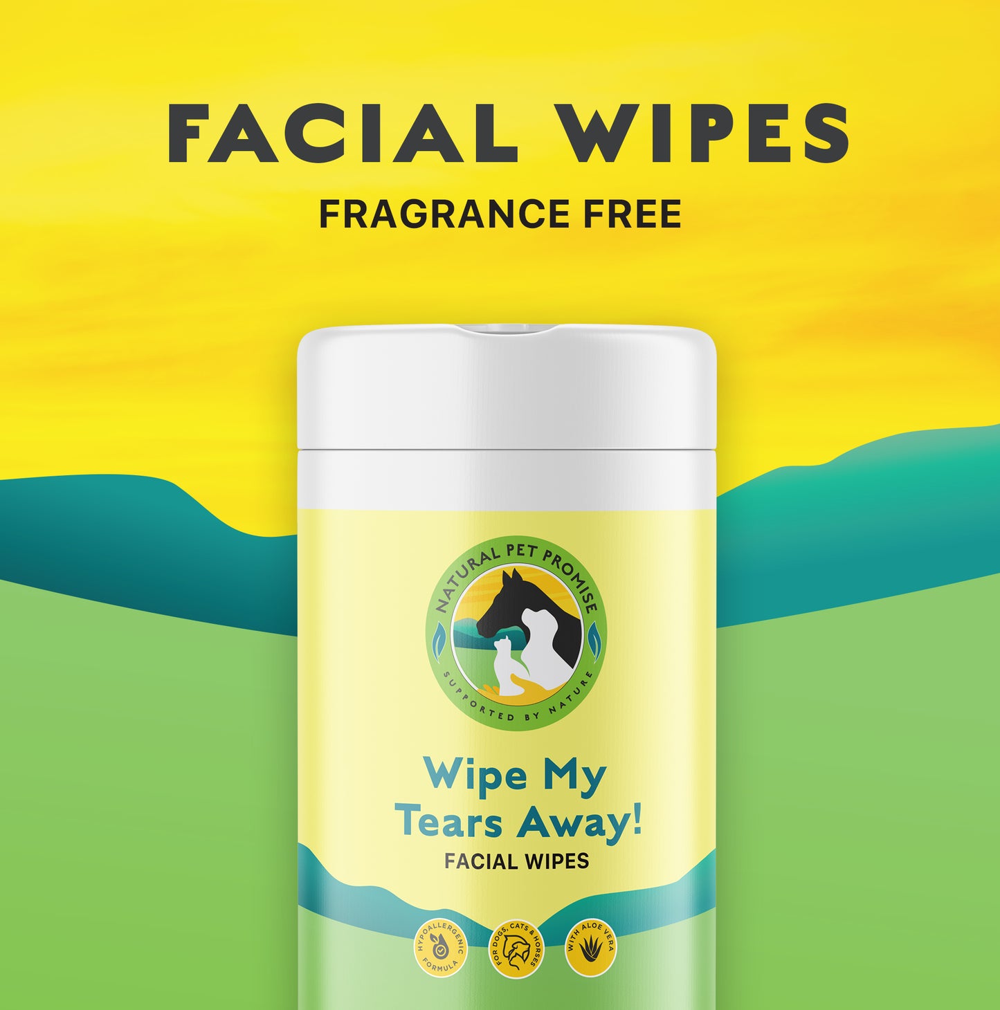 GROOMING/WIPE- Wipe My Tears Away! Tear Stain Facial Wipes