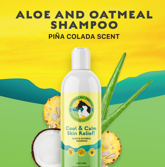 GROOMING-Cool & Calm Skin Relief! Aloe & Oatmeal Shampoo