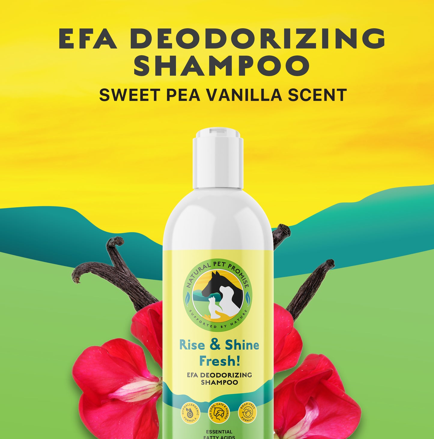 ALLERGY/GROOMING- Rise & Shine Fresh! EFA Deodorizing Shampoo
